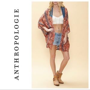 Anthro Sloan Rouge Oversized Cordilia Kimono XS/S